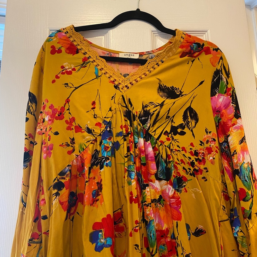 Umgee boho mini dress